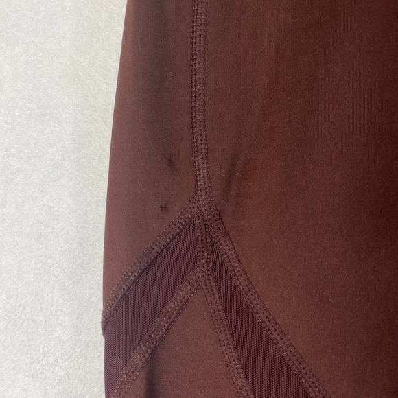 Athleta Leggings XS Purple Coloblock Tenacity 7/8 High Rise Mesh Crop Workout - Picture 11 of 16